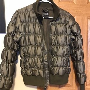 The North Face Olive Green Coat, Small Size