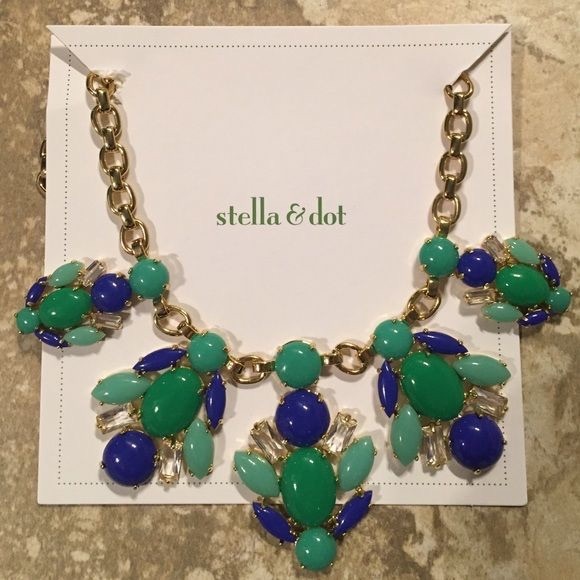 Stella And Dot Like New Juniper Statement Necklace - image 1