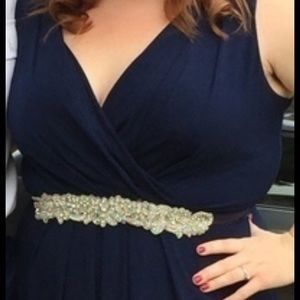 Navy blue formal dress