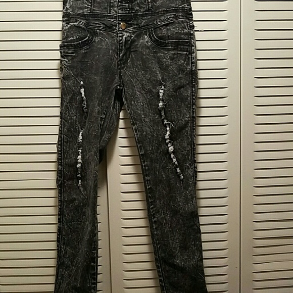 high top black pants