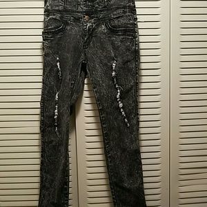 high top black pants