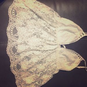 Sheer sexy white babydoll tank