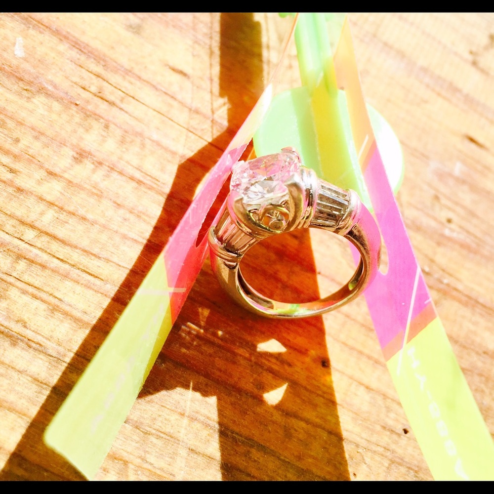 SOLD! Stunning Diamonique Victoria Weick ring
