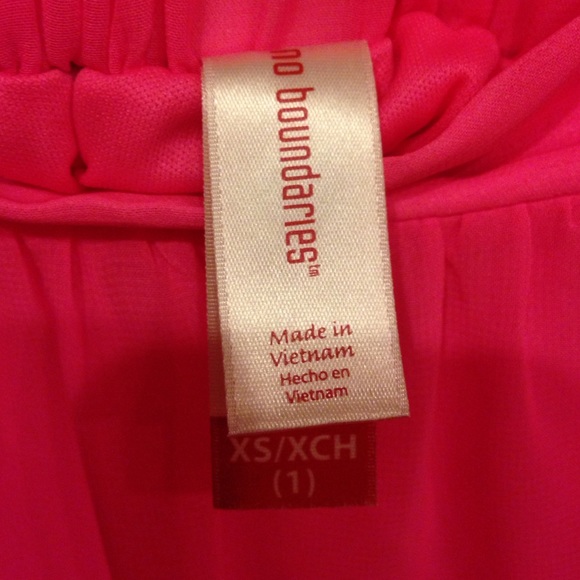 Neon Pink High-Low Skirt - Picture 4 of 4