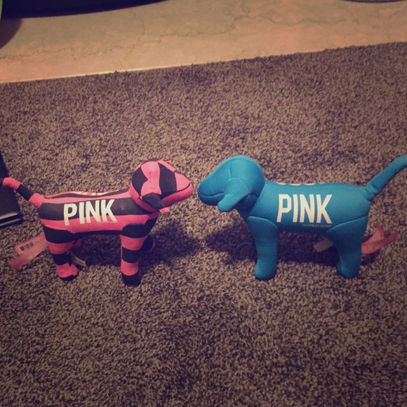 Victoria's Secret collectible dogs, both included