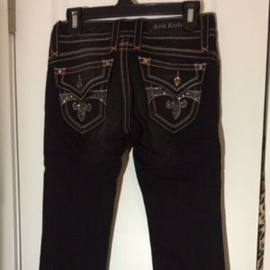 Rock Revival dark denim flared jeans