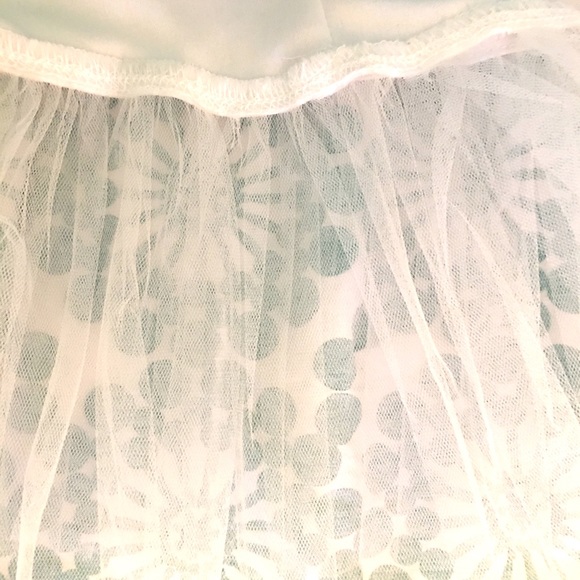 Black & Turquoise Polka Dot Strapless Floral Dress - Picture 4 of 4