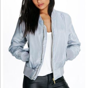 Grey/Baby Blue Bomber