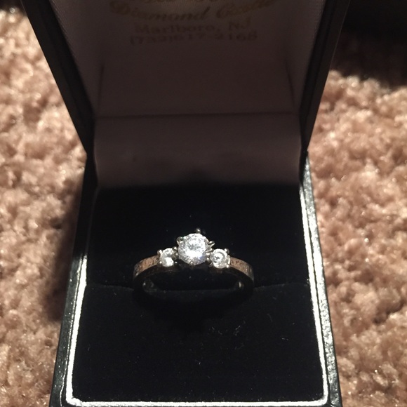 Sterling Silver Diamond Ring