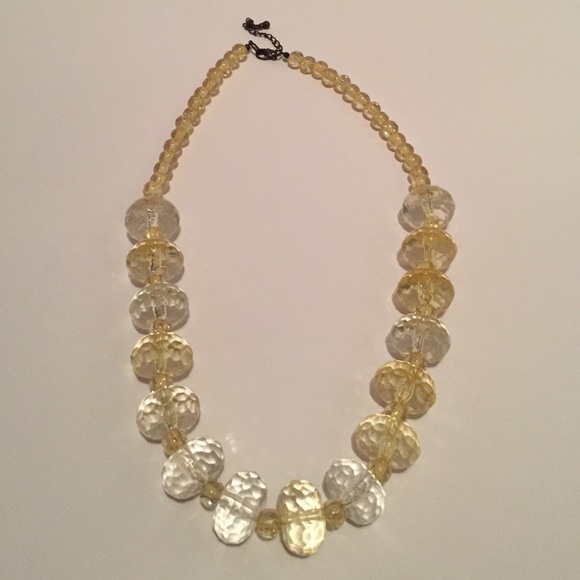 Gorgeous Yellow Statement Necklace