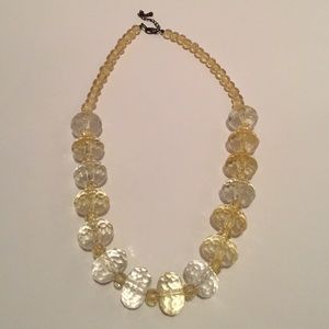 Gorgeous Yellow Statement Necklace