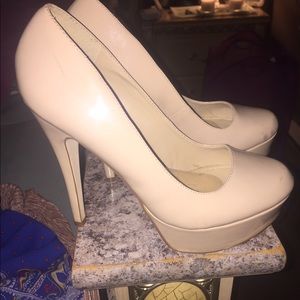 Beige Aldo Pumps
