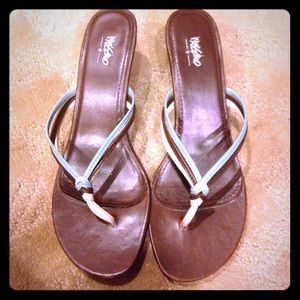 Mossimo Heeled Flip Flops