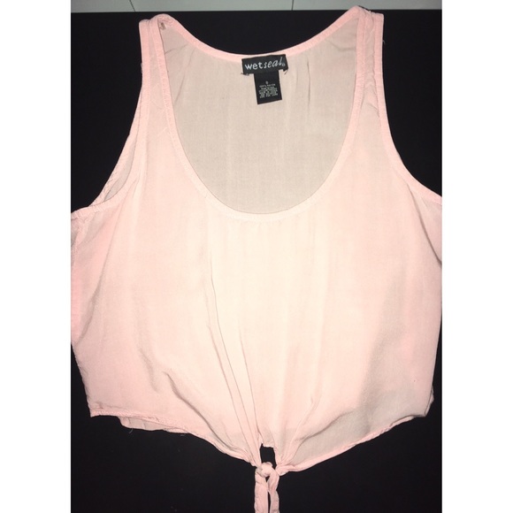 SOLD! Soft pink crop top
