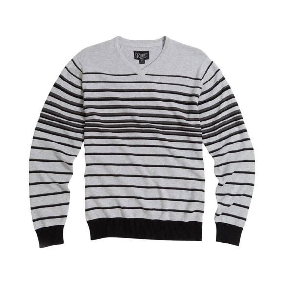 RetroFit Black Striped Sweater