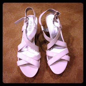White Guess Wedges