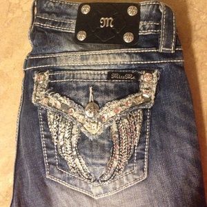 Miss Me Signature Bootcut Jeans Size 29, Lightwash