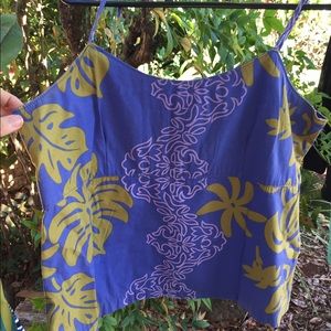 Manuhealii purple cami blouse top