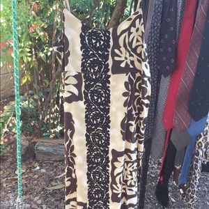 Brown Manuhealii maxi dress
