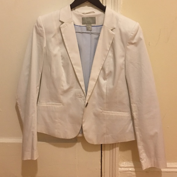 White H&M blazer in excellent condition