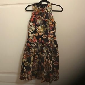 Adorable floral brocade dress from Anthro size 2