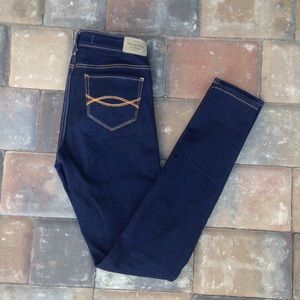 Dark Wash Super Skinny Abercrombie & Fitch Jeans