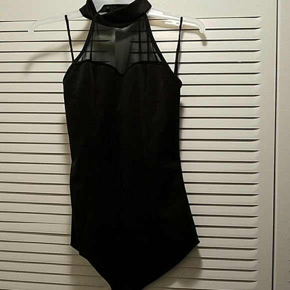 black onesie top