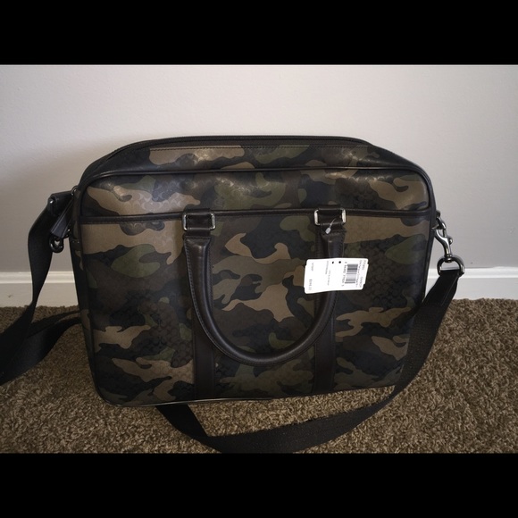 Coach Camo Classic C Messenger Bag NWT