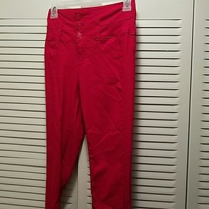 red pants