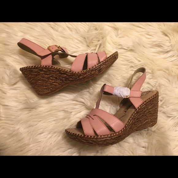 🛍pink wedges