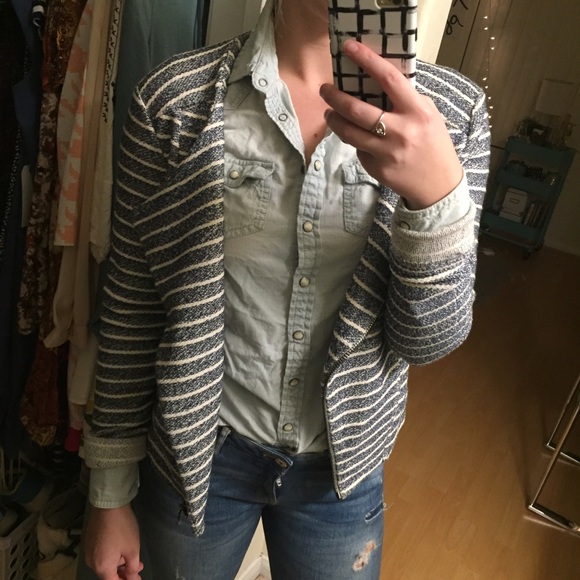 Lou & Grey Striped Open Jacket - Picture 4 of 4