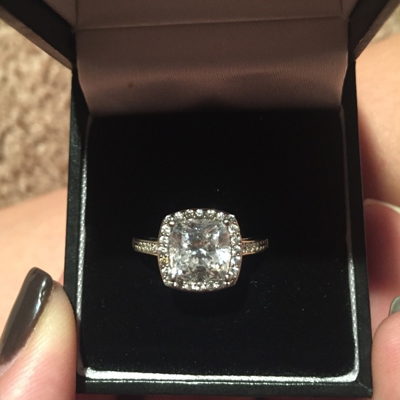 Cushion Cut Diamond Ring