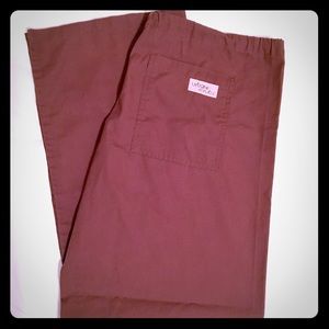 Urbane Scrubs Brown Scrub Pants