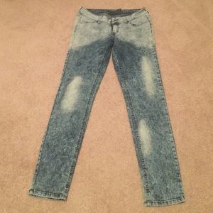Bleached Skinny Jeans