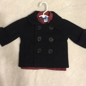 Boys Peacoat 2 Piece Set - 12 Months