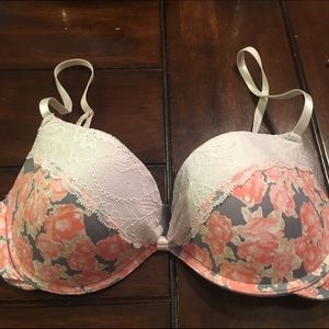 Marilyn Monroe Padded Floral Bra