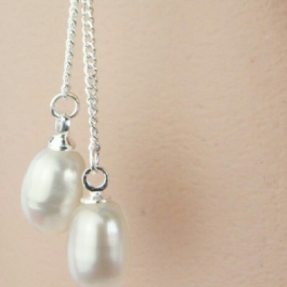 SOLD OUT*Sterling Silver Fresh H20 Cultured Pe Eri - Picture 2 of 4