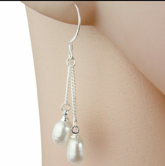 SOLD OUT*Sterling Silver Fresh H20 Cultured Pe Eri - Picture 4 of 4