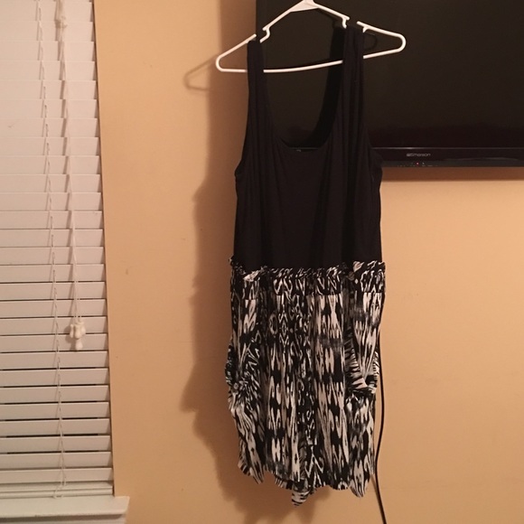 Torrid black and white Romper