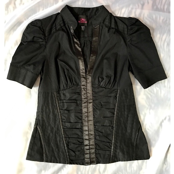Black Bebe Top