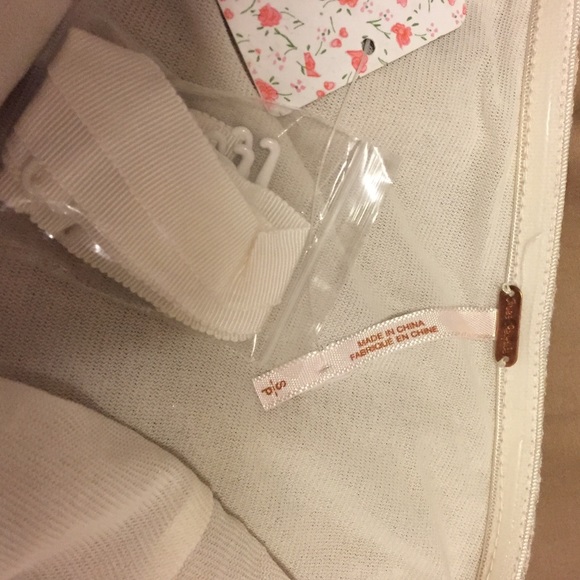 Free People Ivory Shimmery Dress - Picture 4 of 4