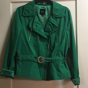 Green soft touch jacket