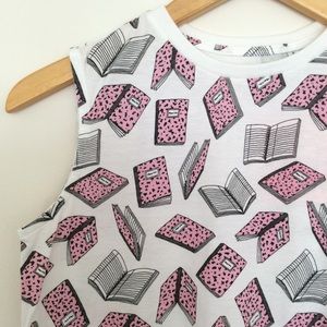 *NWT* Uniqlo Composition Notebook Tank