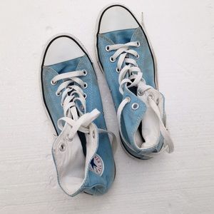 Baby Blue Converse