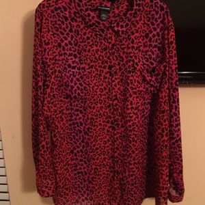 Long Sleeve Button down Blouse