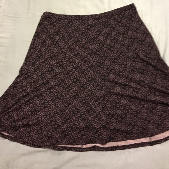 Black and purple a line skirt