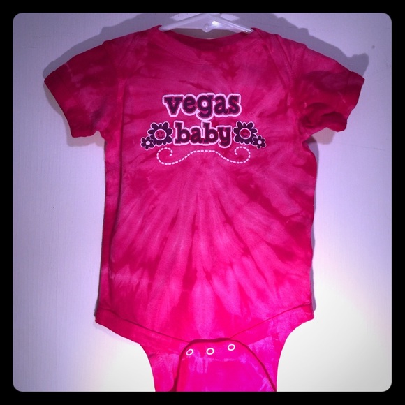 NEW Vegas Baby Girl 6 - 12 MO Onesies