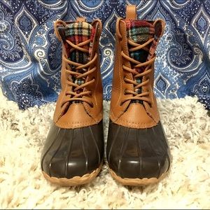 Women's Brown Sporto Bean Boots