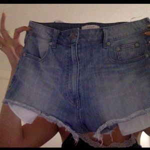 Aritzia jean shorts worn twice