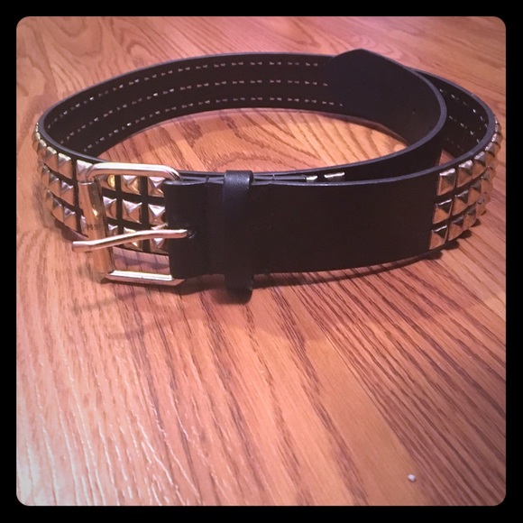 Gold studded belt